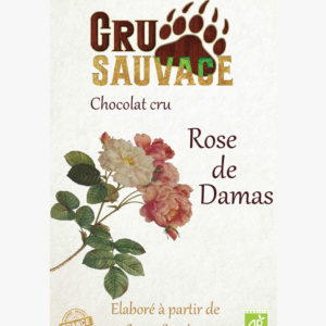 Chocolat cru sauvage Rose de Damas